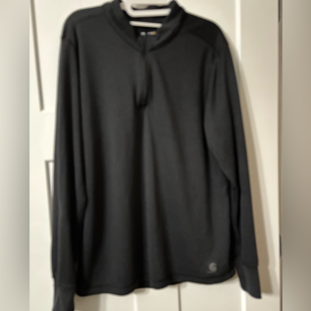 Carhartt Force 1/4 zip pullover sweater Men’s XL, black